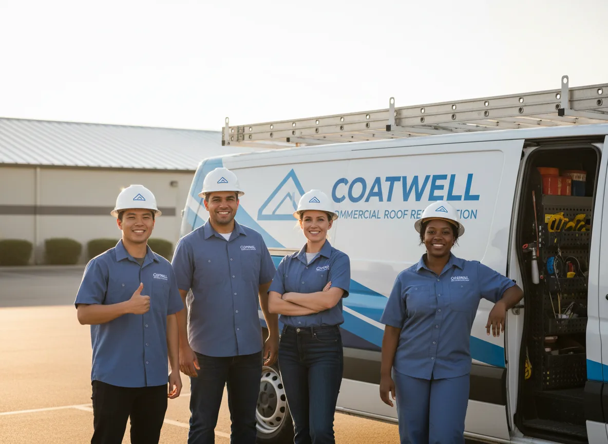 Commercial roof coating company in Cotton, MN